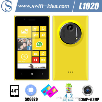 Under $40 4.0 Inch Sc6820 2g GSM Quad Band Dual SIM Android Mobile Phone (l1020)
